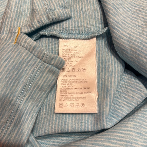 ⚜️EUC TOMMY BAHAMA heathered-mint green polo top Size Large - Picture 6 of 7